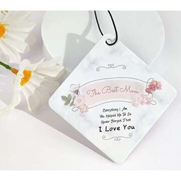 3PCS Mama Air Fresheners Mom Car Fresheners New Car Gift Best Mom Ever Gift for Birthday/Mothers Day/Christmas