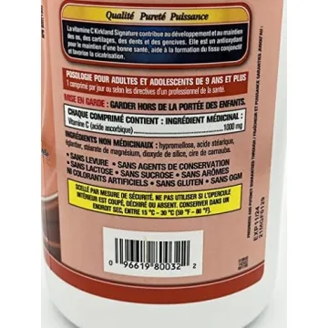 Kirkland Signature Vitamin C 1000mg Supplement for Health