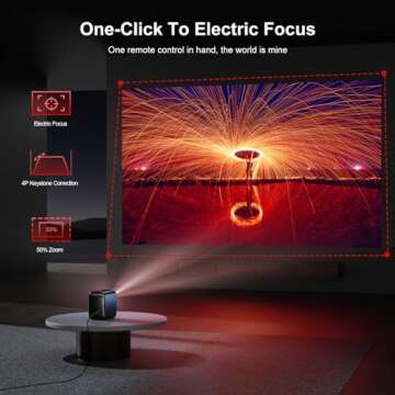 4K Projector with Netflix & Smart Features | Jimveo E28