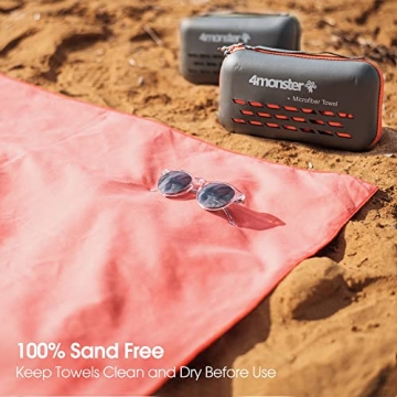 4Monster Camping Towel: Super Absorbent & Fast Drying
