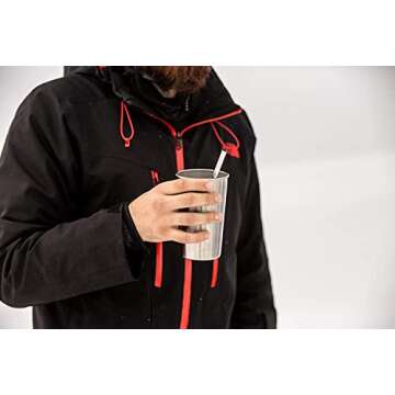 Greens Steel 20.2 Fluid Ounce Green Stainless Steel Tumbler (2 Pack)