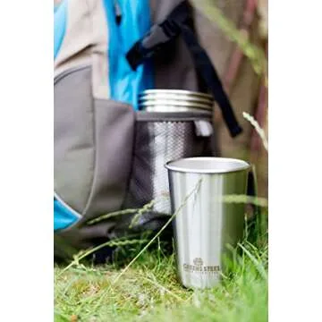 Greens Steel 20.2 Fluid Ounce Green Stainless Steel Tumbler (2 Pack)