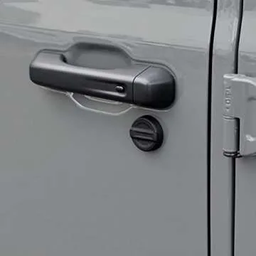 AZUTO Keyhole Covers for Jeep Wrangler (JL) / Gladiator (JT) 2018-2024 Door Security Accessories Keyhole Protection Item