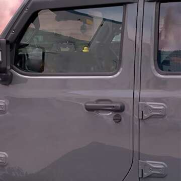 AZUTO Keyhole Covers for Jeep Wrangler (JL) / Gladiator (JT) 2018-2024 Door Security Accessories Keyhole Protection Item