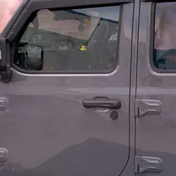 AZUTO Keyhole Covers for Jeep Wrangler (JL) / Gladiator (JT) 2018-2024 Door Security Accessories Keyhole Protection Item