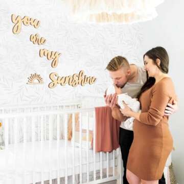 Xylolfsty You Are My Sunshine Wall Decor for Kids