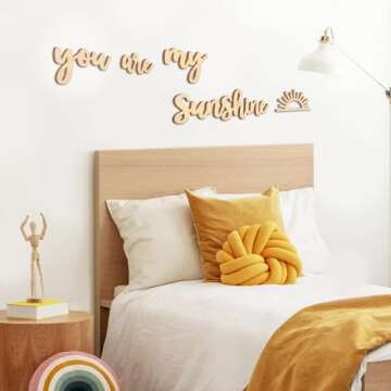 Xylolfsty You Are My Sunshine Wall Decor for Kids