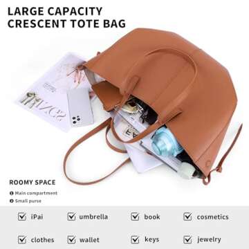 Stylish ANKICK Tote Bag for Women - Chic Vegan Leather Handbag