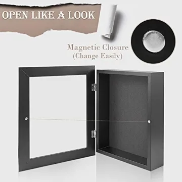 Golden State Art Shadow Box Frame 8x10.5 for Cherished Memories