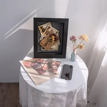 Golden State Art Shadow Box Frame 8x10.5 for Cherished Memories