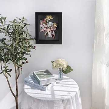 Golden State Art Shadow Box Frame 8x10.5 for Cherished Memories