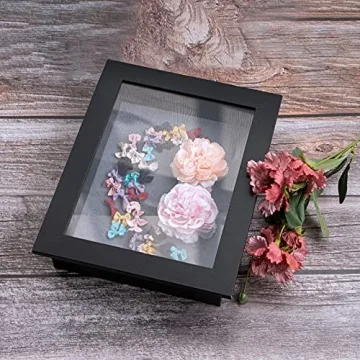 Golden State Art Shadow Box Frame 8x10.5 for Cherished Memories