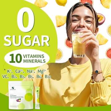 Dynatech Passion Fruit Electrolyte Drink Mix - Zero Sugar