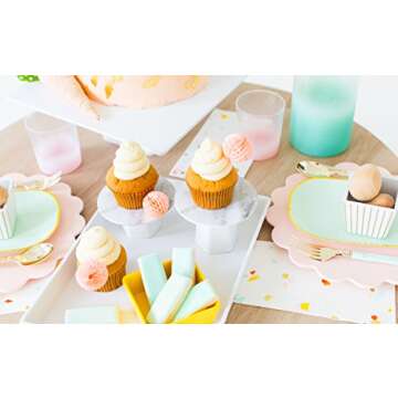 Sugar & Cloth Marble Mini Cupcake Stand Set
