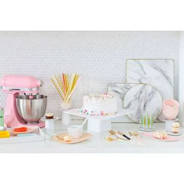 Sugar & Cloth Marble Mini Cupcake Stand Set