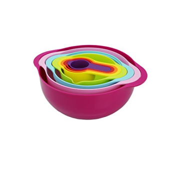 Colorful 8 PCS Mixing Bowl Set for Cooking & Baking