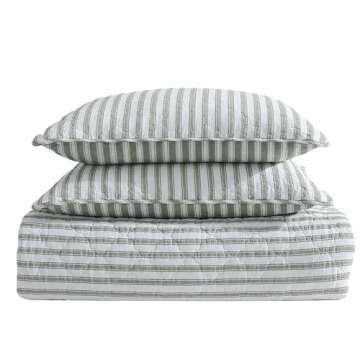 Stone Cottage Twin Quilt Set - Reversible Cotton Bedding