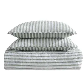 Stone Cottage Twin Quilt Set - Reversible Cotton Bedding