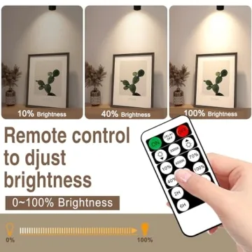FZWLE Dimmable Spot Lights with Remote Control & Timer