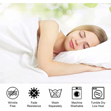 ILAVANDE White Queen Sheets - Soft 1800 Microfiber Set