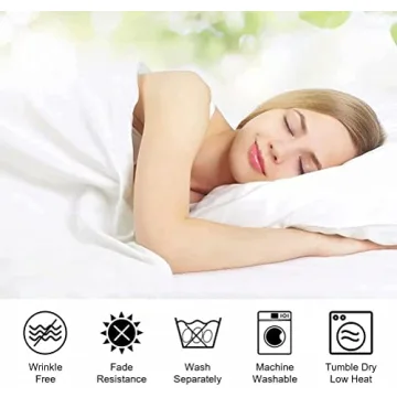 ILAVANDE White Queen Sheets - Soft 1800 Microfiber Set