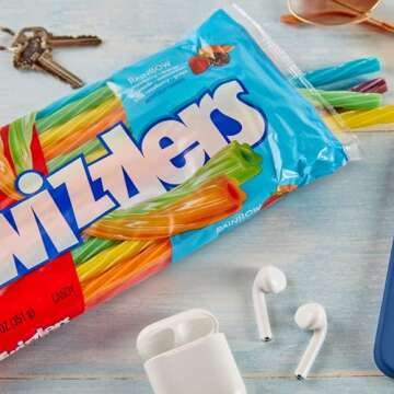 TWIZZLERS Twists Rainbow Candy - 6 Count Chewy Treat
