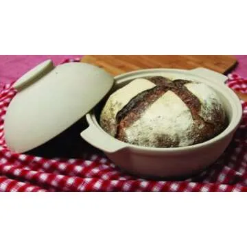 SuperStone 9" x 8" Bread Dome Baker for Artisan Breads