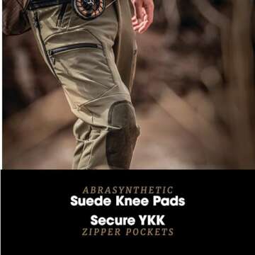 FORLOH Men's AllClima Stretch Woven Pants - Multi-Use Outdoor Gear