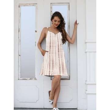 ETCYY Women's Stylish Summer Dress with Pockets