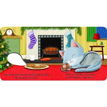 Christmas Kitten: A touch-and-feel book