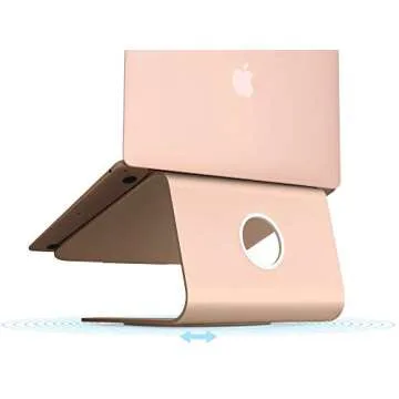 Rain Design mStand360 Laptop Stand with Swivel Base, Gold (10073)
