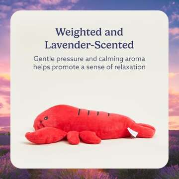 Warmies Lobster Plush - Heatable & Coolable Comfort Toy