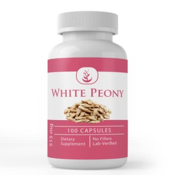 Pure White Peony Capsules - 100% Natural, No Fillers, Lab Verified for Immune & Digestive Health