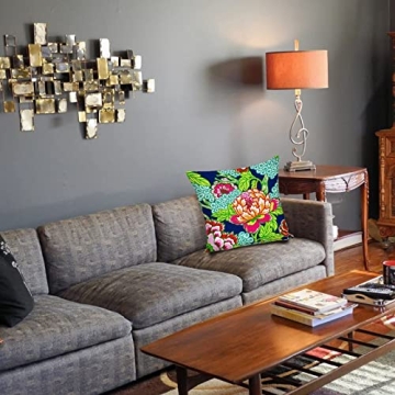 Chinoiserie Navy Pink Throw Pillow Covers for Elegant Decor