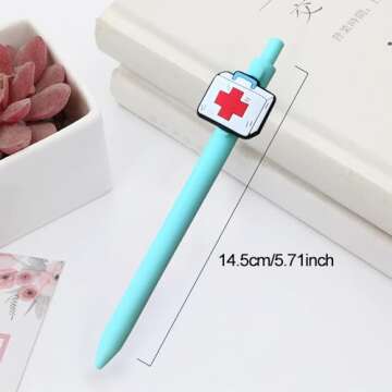 Cute Nurse Pens Set with Aesthetic Design for Work