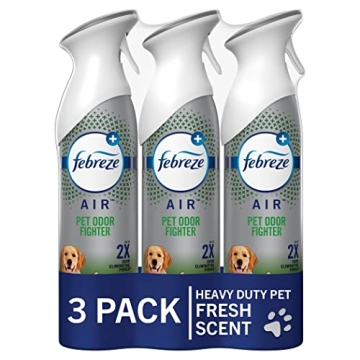 Febreze Heavy Duty Pet Odor Fighter Air Freshener Spray - Odor-Fighting Room Spray, 8.8oz (Pack of 3...