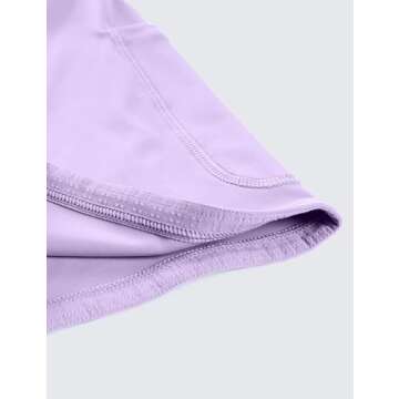 CRZ YOGA Women's High Waisted Tennis Skirts with 3 Pockets