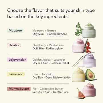 WHIPPED CREAM VEGAN CLEANSER DDALVA - Strawberry + Vanilla bean | For Dull Skin, Moisturizing Face Cleanser, Radiant Glow, Niacinamide, Hyaluronic Acid | Korean Skincare, 200ml (6.76 fl. oz)