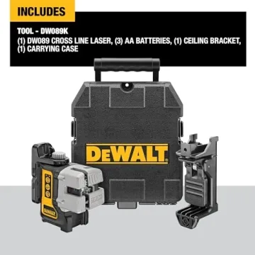 DEWALT Self-Leveling Line Laser, 3-Beam Accuracy