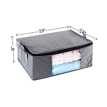 ABO Gear 3pc Gray Storage Bins Closet Organizers