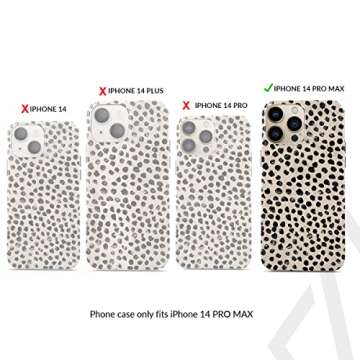 BURGA Phone Case for iPhone 14 Pro Max - Cute, Trendy, Aesthetic, Pattern Phone Cover, Hard Shell Pr...