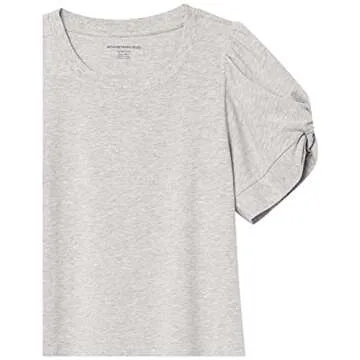 Stylish Women's Twist Sleeve T-Shirt for Everyday Comfort