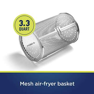 Oster 2086062 Air Fryer Oven & Multi-Cooker, Black