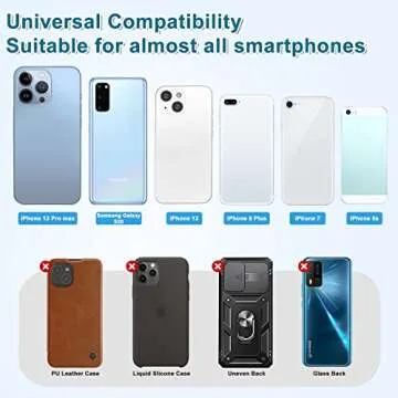 SHANSHUI Phone Card Holder - Silicone Wallet with Strong Adhesive