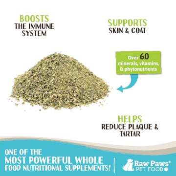 Raw Paws Organic Kelp for Dogs & Cats, 16-oz - Iodine Rich for Thyroid, Digestive & Immune Health - ...