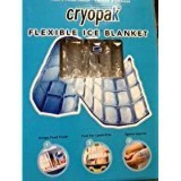 Cryopak 4 Large Multi Purpose Reusable 12x17 Non Toxic Ice Blanket Freeze Pack for Coolers Boating Fishing Camping Keep Food Fresh