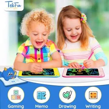TEKFUN LCD Writing Tablet - Eco-Friendly Doodle Board for Kids