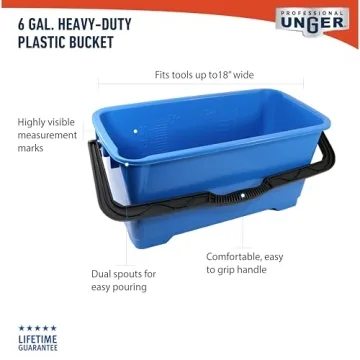 Unger Professional Heavy Duty 6 Gallon Cleaning Bucket
