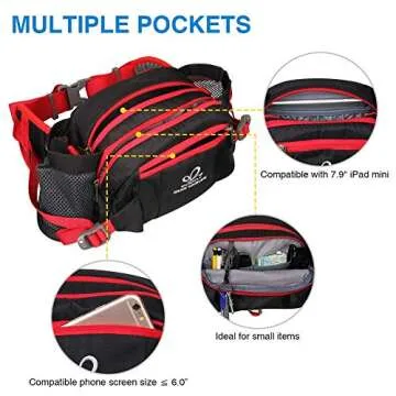 WATERFLY Fanny Pack Waist Bag: Stylish and Versatile for All Activities