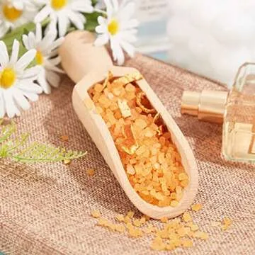 6 Pcs Wooden Scoop Set for Kitchen and Home Organization